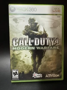 Call Of Duty 4 Modern Warfare COD 4 XBOX 360 Complete with Manual FREE POST - Picture 1 of 4