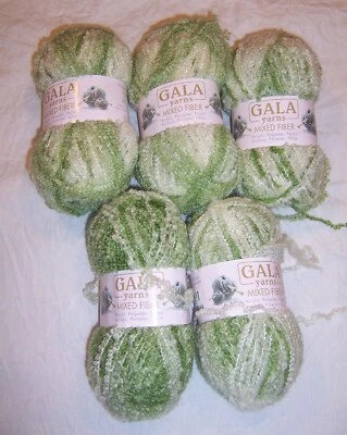 Fios de gala-100% acrílico-3, 100% poliéster-3, fibra mista Boucle-5 ou meia-3 ou 4 - Imagem 1 de 3