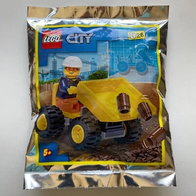 LEGO City Worker and Tipper Truck Dump Truck 952204 Pack SEALED Minifigure - Image 1 of 3