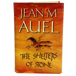 The Shelters of Stone Jean M Auel 2002 1st Edition Hardcover DJ Earth's Children - Picture 1 of 16