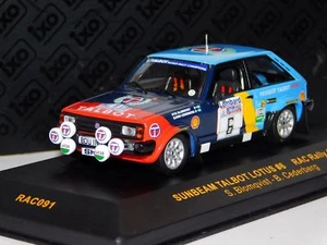 TALBOT SUNBEAM LOTUS #6 BLOMQVIST RAC 1982 IXO RAC091 1/43 - Picture 1 of 2