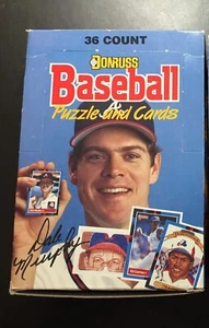 1988 Donruss Baseball Wax Pack Box-36 Sealed Wax Packs per box - Picture 1 of 1