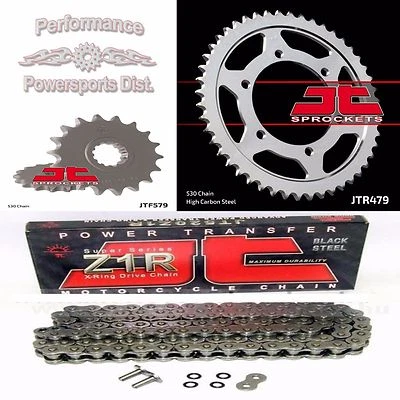 YAMAHA YZF R1 04-05 JT SPROCKET 17/45 SET & JT Z1R3 X-RING 530 CHAIN KIT - Image 1 of 3