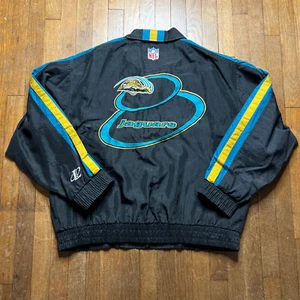 Vintage 90s Jacksonville Jaguars NFL Football Logo Athletic Pro Line Jacket XL - Picture 1 of 14