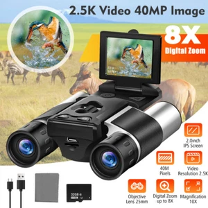 Digital Binoculars with Camera 2" IPS Screen 40MP Camera 2.5K Videos Hunting 32G - Picture 1 of 27