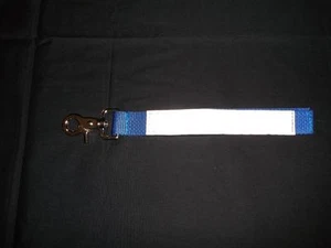 Deluxe Glove Strap with reflective strip Blue Firefighter Turnout Gear Free Ship - Picture 1 of 6