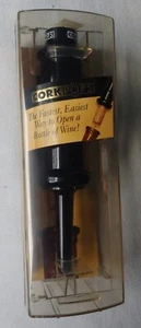 Cork Pops 12237 Black Cork Pop I Original Wine Bottle Opener 2002 Made USA New - Picture 1 of 6