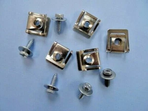 SAAB EXTERIOR ENGINE UNDERTRAY CLIP BOLTS SPLASH GUARD SHIELD BOTTOM COVER - Picture 1 of 12