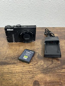 Nikon COOLPIX P340 12.0MP Digital Camera Black - Battery + Charger - Tested - Picture 1 of 15