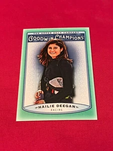 Goodwin Champions 2019 Upper Deck Hailie Deegan #17 Turquoise Parallel - Imagen 1 de 2