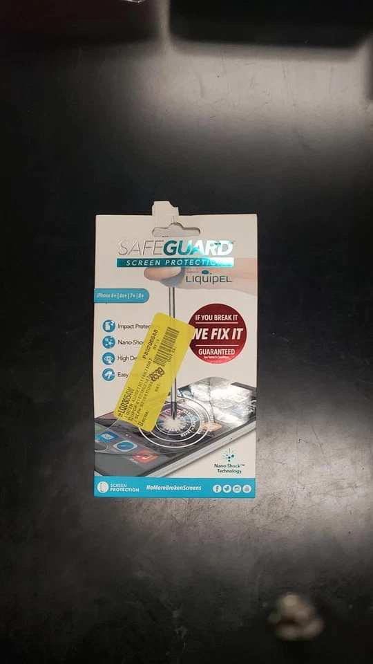 Skins By Liquipel Impact Screen Protector For iPhone 6 Plus/6s Plus/7 Plus/8 Plu - Image 1 of 1