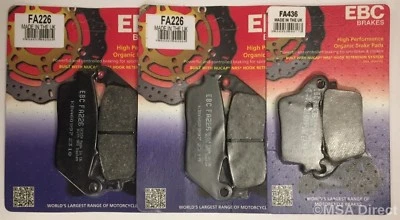 EBC Organisch Bremsbeläge Vorne und Hinten Für Honda CBR600F Kein ABS (2011 Zu - Bild 1 von 4