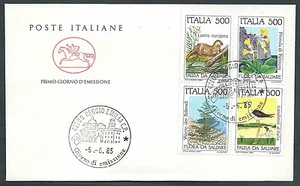 1985 ITALIA FDC CAVALLINO SALVAGUARDIA DELLA NATURA NO TIMBRO ARRIVO - CV1985-2 - Picture 1 of 1