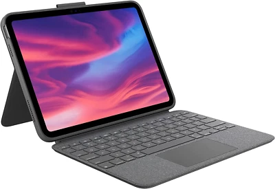 Logitech Combo Touch Ipad 10Th Gen Case, Detachable Keyboard, Large Precision Tr - Image 1 of 4