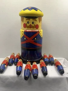 Vintage Terry's Village Russian Nesting Dolls - Soldatini Set Schiaccianoci Natale - Foto 1 di 21