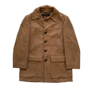 L Lana PENDLETON Abrigo Abrigo Trench Invierno Marrón Grande Negocios Chaqueta Clásica - Imagen 1 de 12