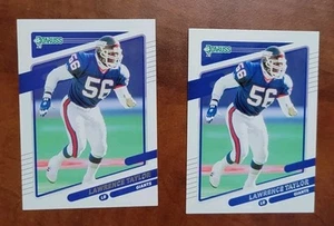 2021 Panini Donruss 83 Lawrence Taylor 2 Card Lot HOF NM+ - Picture 1 of 5