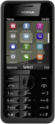 Nokia 301 Schwarz - Bastlerware/Ersatzteillager sofort lieferbar vom DE Händler - Bild 1 von 3