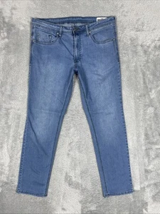 Pantalones de mezclilla Buffalo David Bitton para hombre 36x32* azul Axel ajustados elásticos informales - Imagen 1 de 10