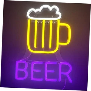 Miller Lite Neon Light Sign Lighted Beer Signs LED Neon Signs Beer Bar Pub - Picture 1 of 7