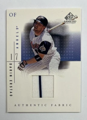 2001 Upper Deck SP #DE Darin Erstad Authentic Fabric Relic AR135-02 - Image 1 of 2