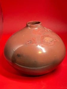 Polished Art Pottery Vase, Artist Signed by Bornstein, 5" Tall - Picture 1 of 5