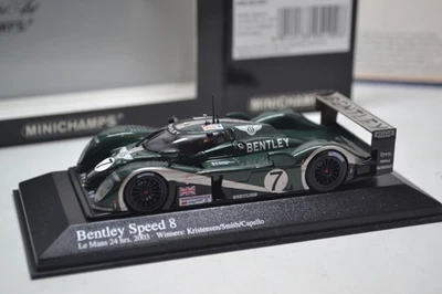 MINICHAMPS - GANADOR LEMANS 2003 - BENTLEY SPEED 8 #7 - COCHE MODELO ESCALA 1/43 Foto 1 de 4