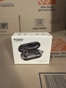 TOZO T10 Wireless Earbuds In-Ear Deep Bass Bluetooth 5.3 Headphones Waterproof - Picture 1 of 4