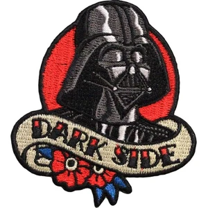 Star Wars Official Darth Vader 'Dark Side' Force Lucasfilm Iron On Patch - Picture 1 of 1
