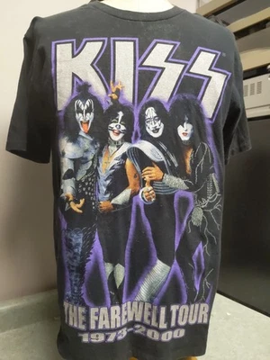 KISS 2000 FAREWELL TOUR T-SHIRT Size L USED  - Image 1 of 4