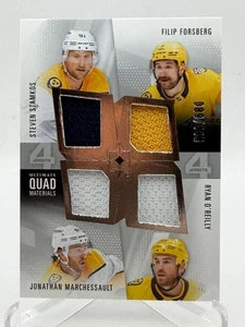 Forsberg/Stamkos 2024-25 UD Ultimate Collection Quad Materials /149 Predators - Bild 1 von 2