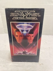 Star TrekV 5 The Final Frontier VHS Tape 1989 - Picture 1 of 4
