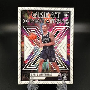 2023-24 Panini Donruss Dariq Whitehead Great X-Pectations RC #19 Brooklyn Nets - Picture 1 of 2