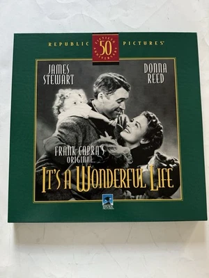 It's A Wonderful Life LaserDisc Box Set 50th Anniversary (1996) w/ CD Poster - Image 1 of 4