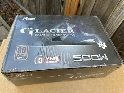 Rosewill Glacier 500M 500-watt 80 Plus Bronze Semi-Modular Gaming Power Supply - Image 1 of 4