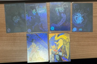 1993 Skybox DC Cosmic Teams Hologram Hall of Fame Complete Set DCH 11-16 - Image 1 of 3