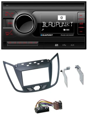Blaupunkt MP3 Bluetooth DAB 2DIN SD USB Autoradio für Ford C-Max (ab 10) grau - Bild 1 von 4