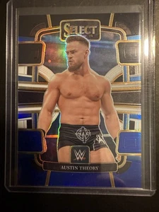2024 WWE Select Black & Blue Prizm Austin Theory 377/399 - Picture 1 of 2