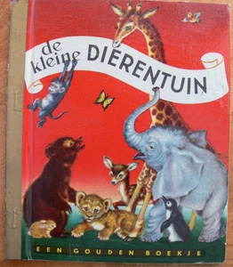 Vintage kleines goldenes Buch ~ DE KLEINE DIERENTUIN (Holland) - Bild 1 von 17