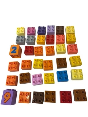 LEGO DUPLO Juego de Bloques de Construcción para Niños 2x2 Ladrillos Bloques de Repuesto Variedad Foto 1 de 4