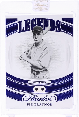 2023 Panini Flawless Pie Traynor Legends Purple #23 /15 Factory Sealed - Image 1 of 2