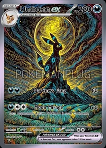 Umbreon Cosmic 2 Custom Pokemon Karte - Bild 1 von 5