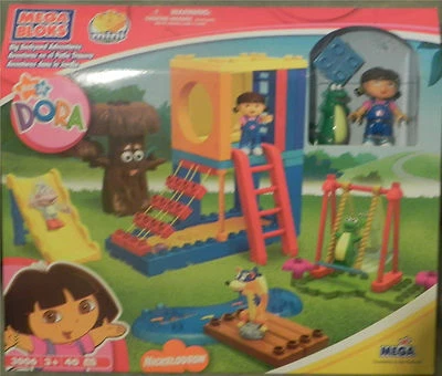NEW NICK JR  DORA THE EXPLORER MEGA BLOKS BIG BACKYARD ADVENTURES #3006 RARE HTF - Image 1 of 2