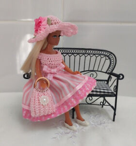 Handmade Dress Hat and Bag Set to fit Pippa Doll
