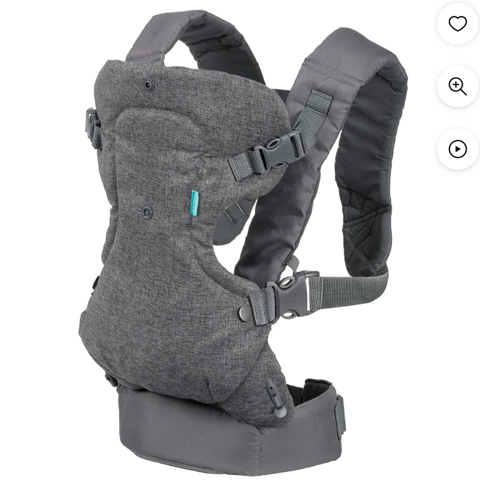 Infantino Flip 4 In 1 Convertible Baby Carrier, 4-Position, Gray - For 8-32 Lbs. - Image 1 of 4