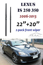 For Lexus IS IS250 IS350 2006-2013 22"+20" Front Windshield Wiper Blade 2 Pack
