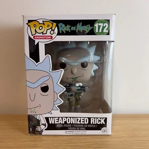 Rick and Morty Funko Pop! Weaponized Rick #172 - Like New - Picture 1 of 6