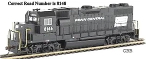HO DCC ATTREZZATA GP38-2 PENN CENTRALE Locomotiva BACHMANN 61109 Nuova - Foto 1 di 1