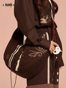 Hu Tao Messenger Bag Official Genshin Impact Shoulder Bag Crescent Pouch Handbag