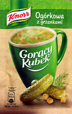 クノール ゴラシー クベック スープ マグカップ: ディル ピクルス スープ -ポーランド製 - 5 個入りパック -